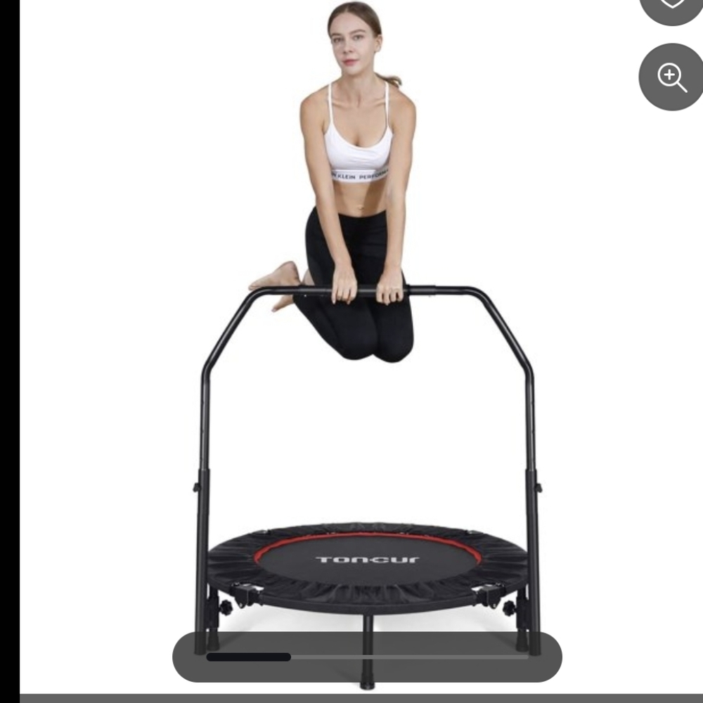 New Toncur Mini Trampoline 40" Foldable Trampoline for Kids Adults Fitness R… - Picture 1 of 4